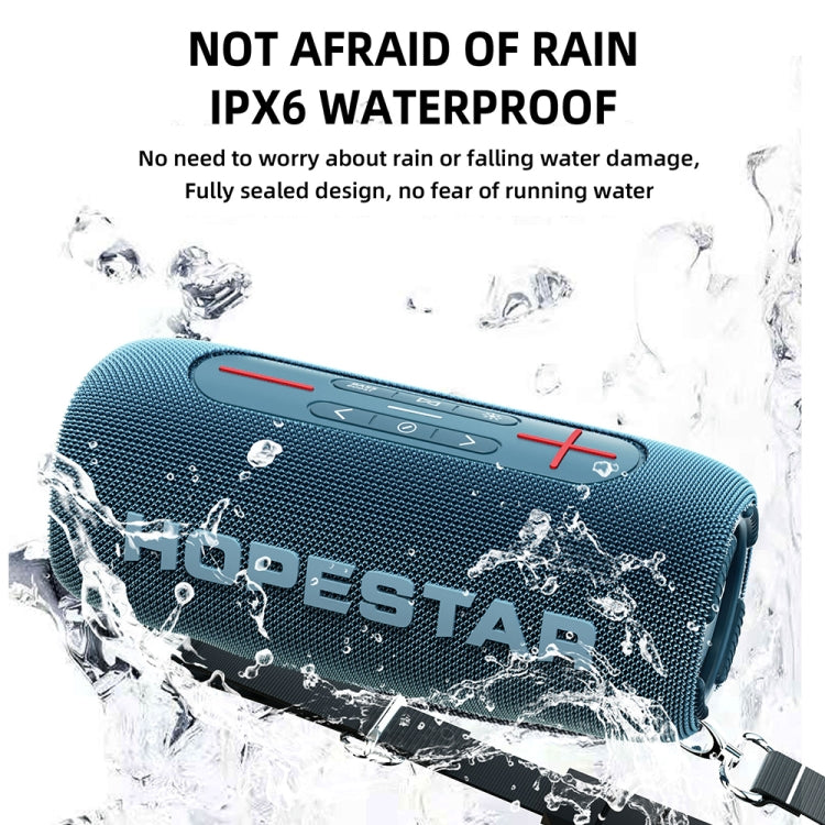 HOPESTAR P32Max 55W IPX6 Water-resistant Portable Wireless Bluetooth Speaker(Black)
