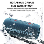 HOPESTAR P32Max 55W IPX6 Water-resistant Portable Wireless Bluetooth Speaker(Blue)