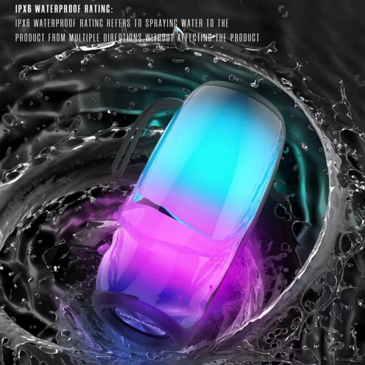 HOPESTAR P40 Pro IPX6 Waterproof RGB Light Wireless Bluetooth Speaker(Grey) - free shipping - PMC Jewellery - Order now!