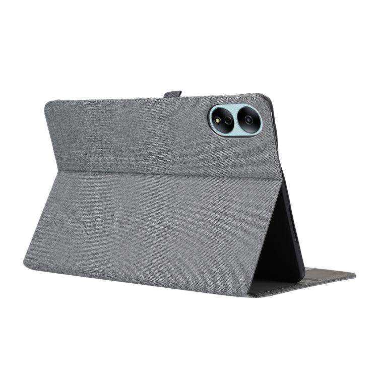 For Honor MagicPad 13 Cloth Texture Horizontal Flip PU + TPU Tablet Case(Gray) - Honor by PMC TechLife | Online Shopping South Africa | PMC TechLife | Buy Now Pay Later Mobicred