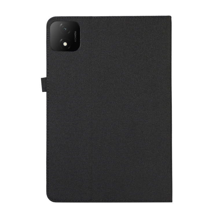 For Honor Pad GT Pro Cloth Texture Horizontal Flip PU + TPU Tablet Case(Black) - Honor by PMC TechLife | Online Shopping South Africa | PMC TechLife | Buy Now Pay Later Mobicred