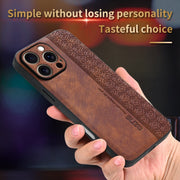 For iPhone 16 Pro AZNS 3D Embossed Skin Feel Phone Case(Dark Green)
