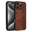 For iPhone 16 Pro AZNS 3D Embossed Skin Feel Phone Case(Brown) - iPhone 16 Pro Cases by AZNS | Online Shopping South Africa | PMC TechLife | Buy Now Pay Later Mobicred