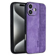 For iPhone 16 AZNS 3D Embossed Skin Feel Phone Case(Purple) - iPhone 16 Cases by AZNS | Online Shopping South Africa | PMC TechLife | Buy Now Pay Later Mobicred