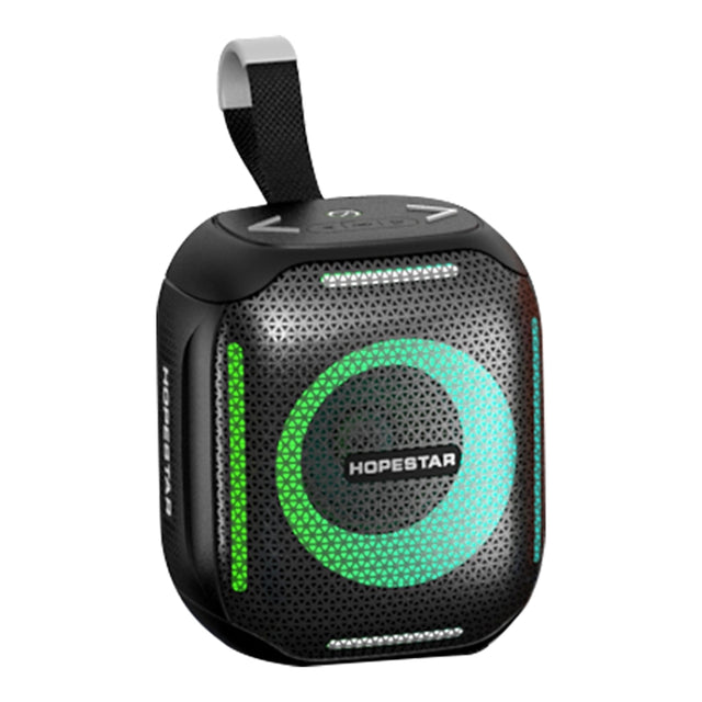 HOPESTAR Party 300mini IPX5 Water-resistant Portable Bluetooth Speaker 360 Degree Stereo Outdoor Speaker(Black)