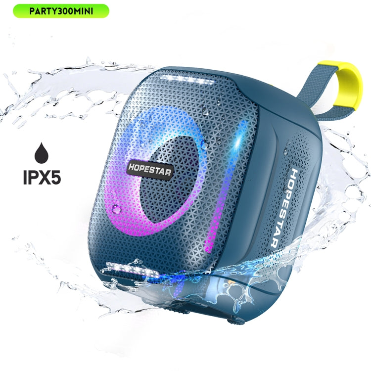 HOPESTAR Party 300mini IPX5 Waterproof Portable Bluetooth Speaker 360 Degree Stereo Outdoor Speaker(Black) - free shipping - PMC Jewellery - Order now!