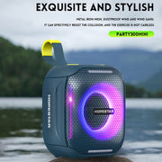 HOPESTAR Party 300mini IPX5 Water-resistant Portable Bluetooth Speaker 360 Degree Stereo Outdoor Speaker(Orange)