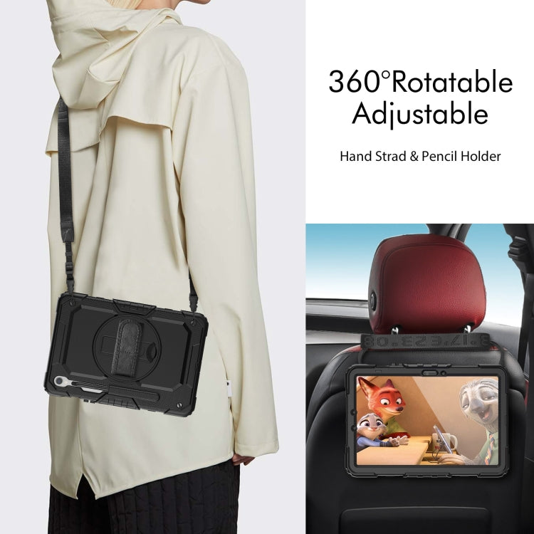 For Samsung Galaxy Tab S9 / S8 / S7 Silicone + PC Tablet Case(Black)