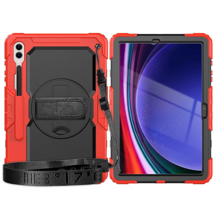 For Samsung Galaxy Tab S10+ / S9+ / S9 FE+ Silicone + PC Tablet Case(Red+Black) - Galaxy Tab S9+ Cases by PMC Jewellery | Online Shopping South Africa | PMC Jewellery | Buy Now Pay Later Mobicred
