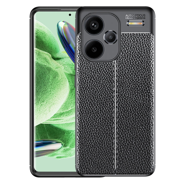 For Xiaomi Redmi Note 13 Pro+ Litchi Texture Shockproof TPU Phone Case(Black) - free shipping - PMC TechLife - Order now!