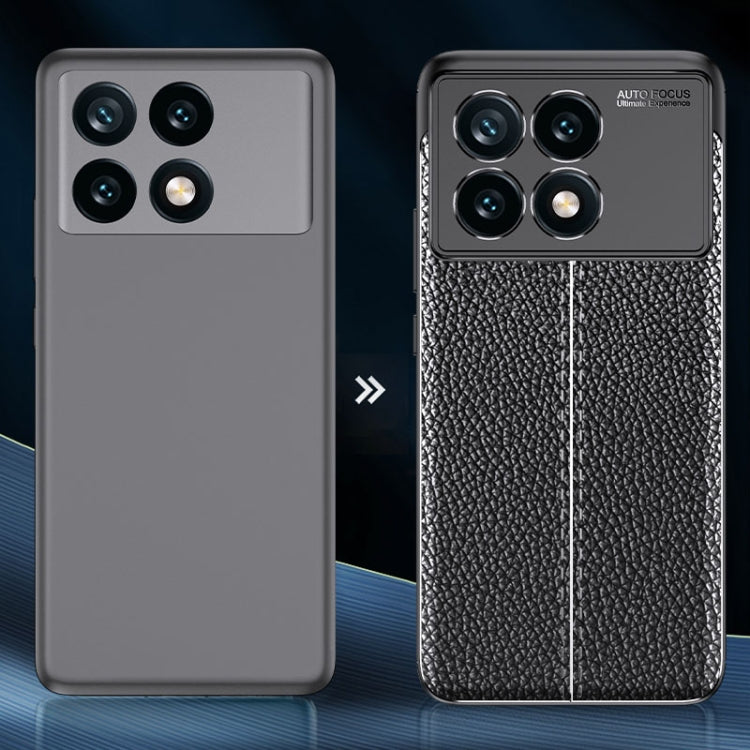For Xiaomi Redmi K70 Pro Litchi Texture Shockproof TPU Phone Case(Black)