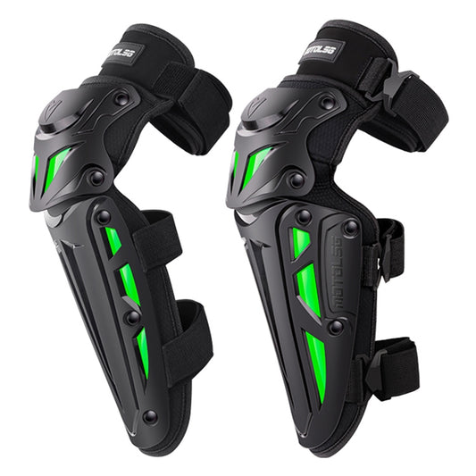 Motolsg MT-05 Motorcycle Bicycle Riding Protective Gear 2 in 1 Knee Pads(Green) - free shipping - PMC Jewellery - Order now!
