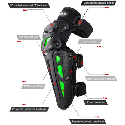 Motolsg MT-05 Motorcycle Bicycle Riding Protective Gear 2 in 1 Elbow Pads(Green) - free shipping - PMC Jewellery - Order now!