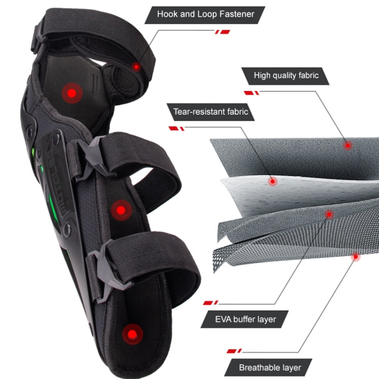 Motolsg MT-05 Motorcycle Bicycle Riding Protective Gear 4 in 1 Elbow Pads(Yellow Grey)