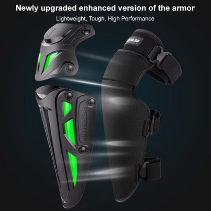 Motolsg MT-05 Motorcycle Bicycle Riding Protective Gear 2 in 1 Elbow Pads(Green) - free shipping - PMC Jewellery - Order now!