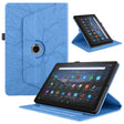 For Amazon Kindle Fire HD8 2022 / 2020 Tree Life Embossed Rotation Leather Tablet Case(Blue) - Amazon by PMC TechLife | Online Shopping South Africa | PMC TechLife | Buy Now Pay Later Mobicred