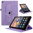 For Amazon Kindle Fire HD8 2015-2019 Tree Life Embossed Rotation Leather Tablet Case(Purple) - Amazon by PMC TechLife | Online Shopping South Africa | PMC TechLife | Buy Now Pay Later Mobicred