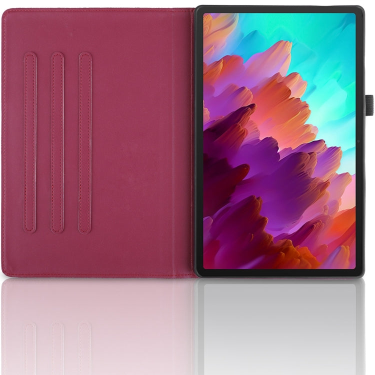 For Lenovo Tab P12 / Xiaoxin Pad Pro 12.7 Tree Life Embossed Rotation Leather Tablet Case(Red) - Lenovo by PMC TechLife | Online Shopping South Africa | PMC TechLife | Buy Now Pay Later Mobicred