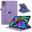 For Lenovo Tab M11 / Xiaoxin Pad 11 2024 Tree Life Embossed Rotation Leather Tablet Case(Purple) - Lenovo by PMC Jewellery | Online Shopping South Africa | PMC Jewellery | Buy Now Pay Later Mobicred