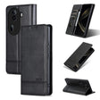 For OPPO Reno11 China AZNS Magnetic Calf Texture Flip Leather Phone Case(Black) - Reno11 Cases by AZNS | Online Shopping South Africa | PMC Jewellery | Buy Now Pay Later Mobicred