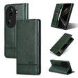 For OPPO Reno11 Pro China AZNS Magnetic Calf Texture Flip Leather Phone Case(Dark Green) - OPPO Cases by AZNS | Online Shopping South Africa | PMC Jewellery | Buy Now Pay Later Mobicred