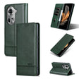For OPPO Reno11 Global AZNS Magnetic Calf Texture Flip Leather Phone Case(Dark Green) - OPPO Cases by AZNS | Online Shopping South Africa | PMC Jewellery | Buy Now Pay Later Mobicred
