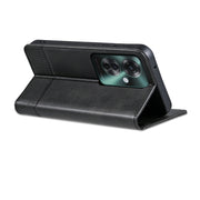 For OPPO Reno11 F AZNS Magnetic Calf Texture Flip Leather Phone Case(Black)