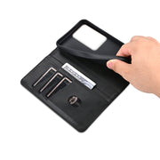 For OPPO Reno11 F AZNS Magnetic Calf Texture Flip Leather Phone Case(Black)