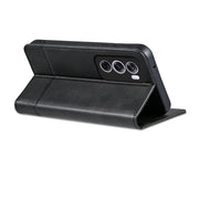 For OPPO Reno12 Pro Global AZNS Magnetic Calf Texture Flip Leather Phone Case(Black)