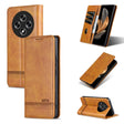 For OPPO Reno12 F 4G AZNS Magnetic Calf Texture Flip Leather Phone Case(Light Brown) - OPPO Cases by AZNS | Online Shopping South Africa | PMC Jewellery | Buy Now Pay Later Mobicred