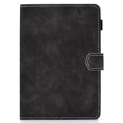 For 10 inch Tablet PC Universal Cowhide Texture Horizontal Flip Leather Case with Holder & Card Slots & Pen Slot(Grey)