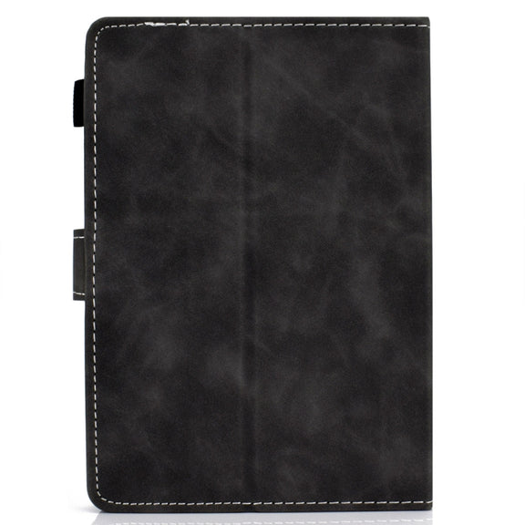 For 10 inch Tablet PC Universal Cowhide Texture Horizontal Flip Leather Case with Holder & Card Slots & Pen Slot(Grey)
