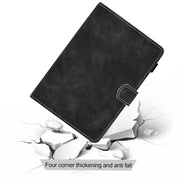 For 10 inch Tablet PC Universal Cowhide Texture Horizontal Flip Leather Case with Holder & Card Slots & Pen Slot(Grey)