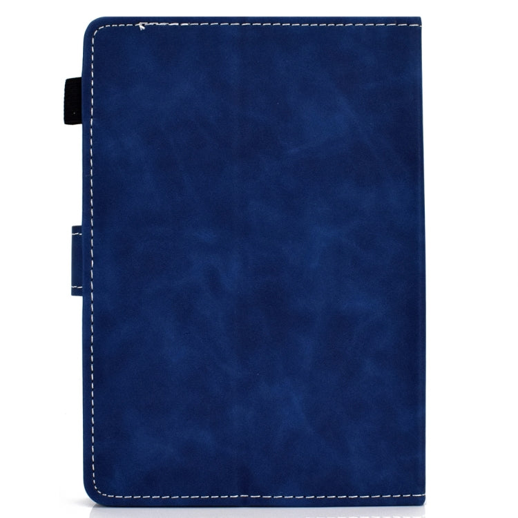 For 10 inch Tablet PC Universal Cowhide Texture Horizontal Flip Leather Case with Holder & Card Slots & Pen Slot(Blue) - 8 inch by PMC TechLife | Online Shopping South Africa | PMC TechLife | Buy Now Pay Later Mobicred