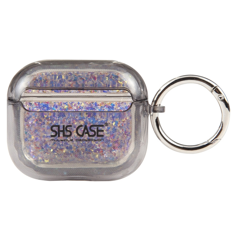 For AirPods Pro 2 Flash Diamond Epoxy Bluetooth Earphone Protective Case(Black) - For AirPods Pro 2 by PMC Jewellery | Online Shopping South Africa | PMC Jewellery | Buy Now Pay Later Mobicred