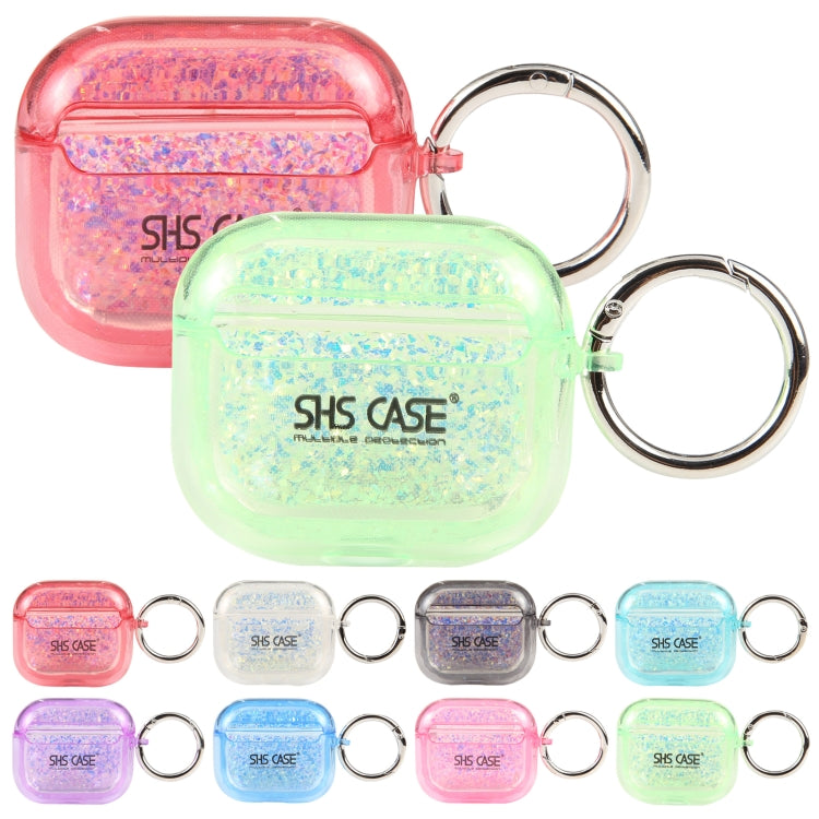 For AirPods Pro Flash Diamond Epoxy Bluetooth Earphone Protective Case(Blue) - For AirPods Pro by PMC Jewellery | Online Shopping South Africa | PMC Jewellery | Buy Now Pay Later Mobicred