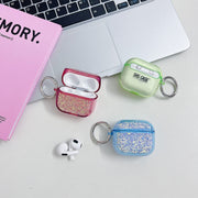 For AirPods 3 Flash Diamond Epoxy Bluetooth Earphone Protective Case(Pink)