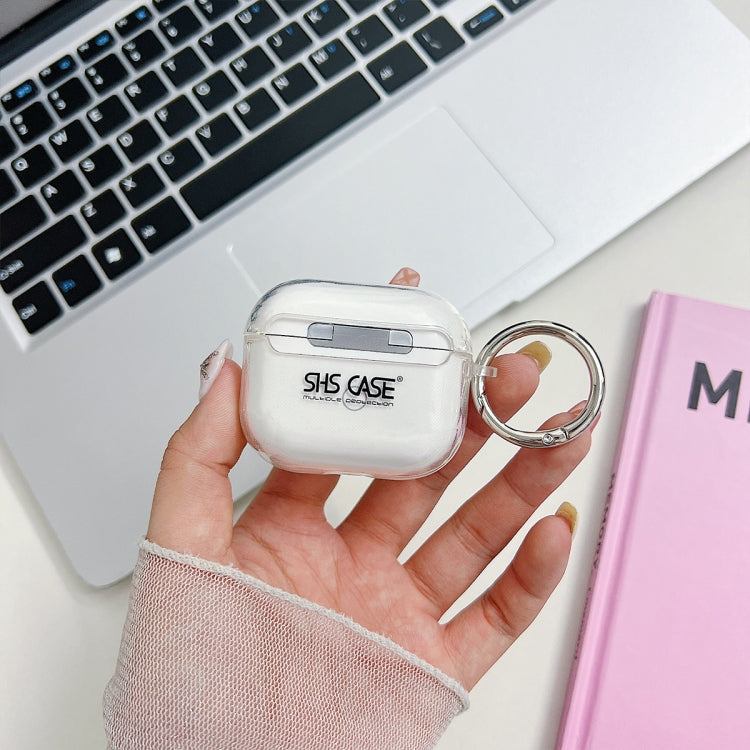 For AirPods Pro 2 Flash Diamond Epoxy Bluetooth Earphone Protective Case(White) - For AirPods Pro 2 by PMC Jewellery | Online Shopping South Africa | PMC Jewellery | Buy Now Pay Later Mobicred