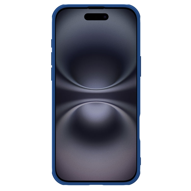 For iPhone 16 Plus NILLKIN CamShield Pro PC Phone Case(Blue)