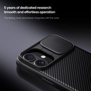 For iPhone 16 Plus NILLKIN CamShield Pro PC Phone Case(Black)