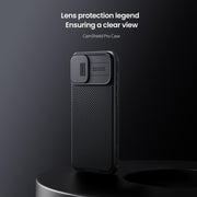 For iPhone 16 NILLKIN CamShield Pro PC Phone Case(Black)