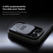 For iPhone 16 NILLKIN CamShield Pro PC Phone Case(Black)
