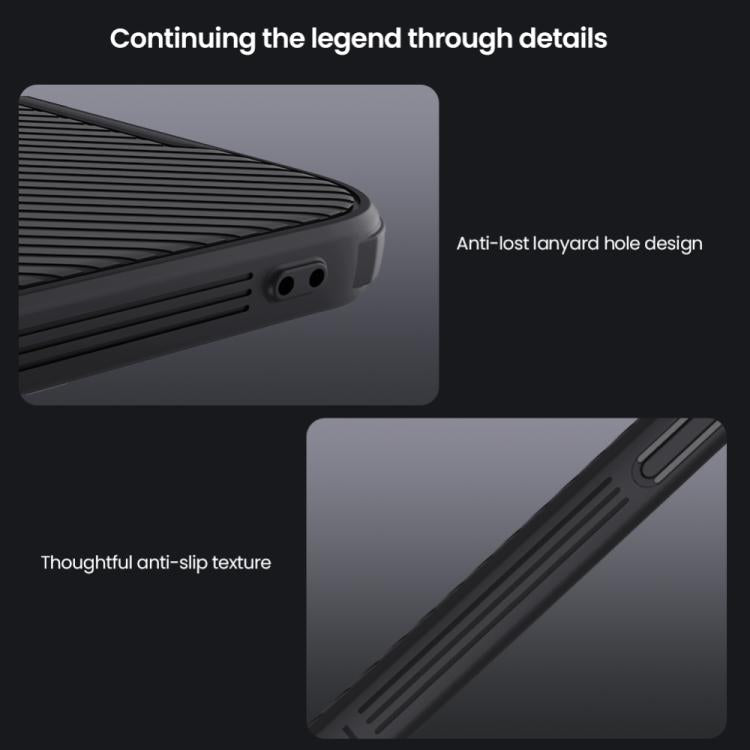 For iPhone 16e NILLKIN CamShield Pro PC Phone Case(Black) - iPhone 16e Cases by NILLKIN | Online Shopping South Africa | PMC TechLife | Buy Now Pay Later Mobicred
