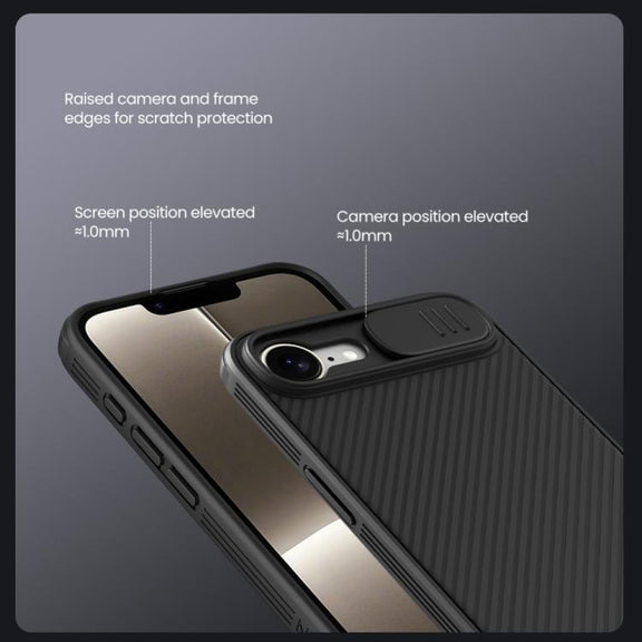 For iPhone 16e NILLKIN CamShield Pro PC Phone Case(Green)