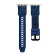 For Apple Watch Ultra 49mm Hybrid Braid Nylon Silicone Watch Band(Blue) - Watch Bands by PMC TechLife | Online Shopping South Africa | PMC TechLife | Buy Now Pay Later Mobicred