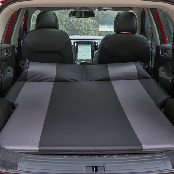 Universal Car Polyester Pongee Sleeping Mat Mattress Off-road SUV Trunk Travel Inflatable Mattress Air Bed, Size:180 x 130 x 102cm(Black + Grey)