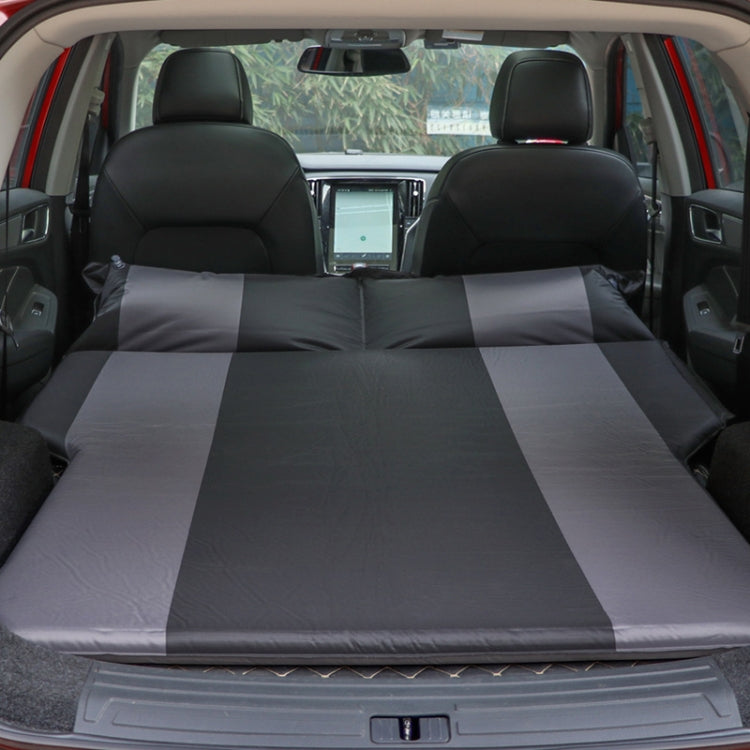 Universal Car Polyester Pongee Sleeping Mat Mattress Off-road SUV Trunk Travel Inflatable Mattress Air Bed, Size:180 x 130 x 102cm(Black + Grey)