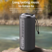 Zealot S46 TWS Portable Wireless Bluetooth Speaker with Colorful Light(Red)