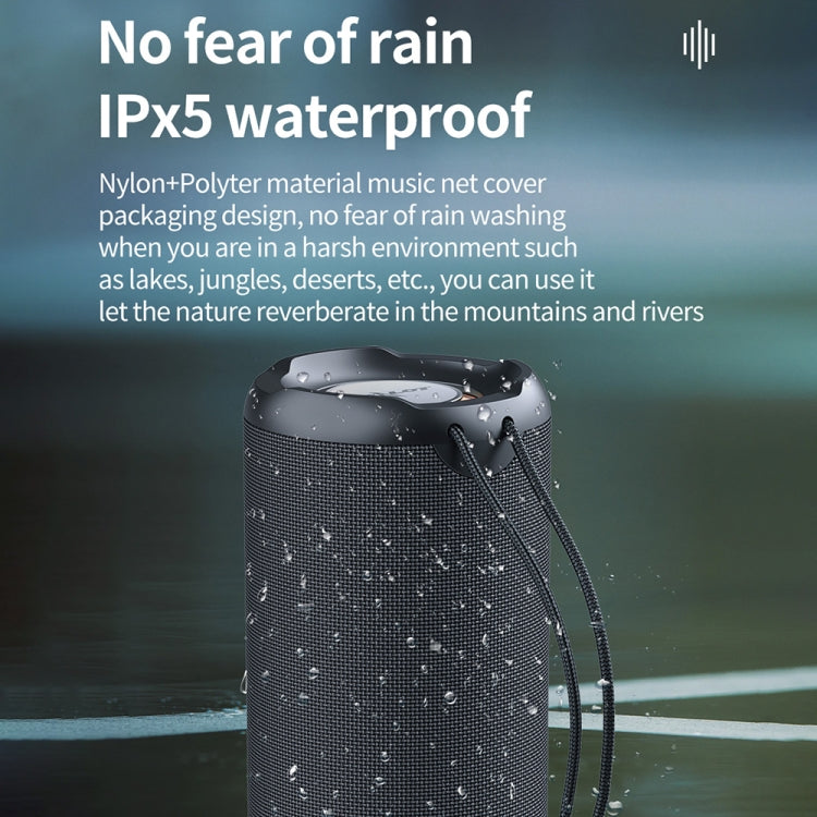 Zealot S46 TWS Portable Wireless Bluetooth Speaker with Colorful Light(Black) - free shipping - PMC Jewellery - Order now!