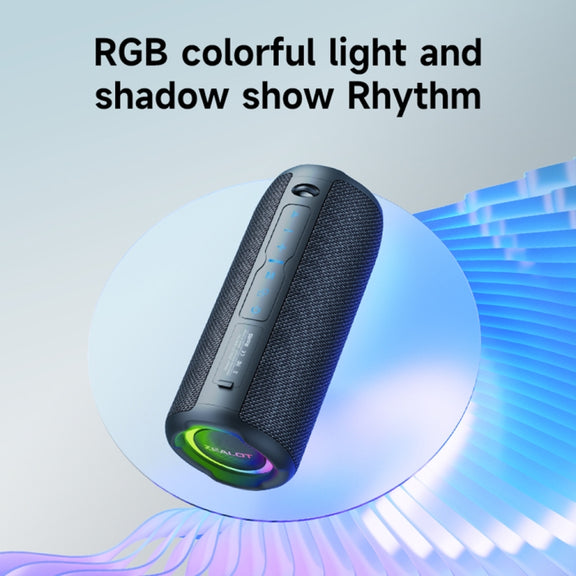 Zealot S49 Pro 20W Outdoor Portable Wireless Bluetooth Speaker with RGB Light(Black)